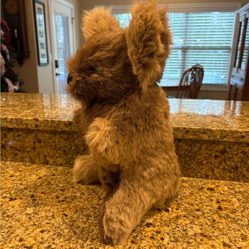 Vintage Stuffed Koala Bear made in Australia Real Kangaroo Fur Appx 15” Souvenir - Picture 4 of 13